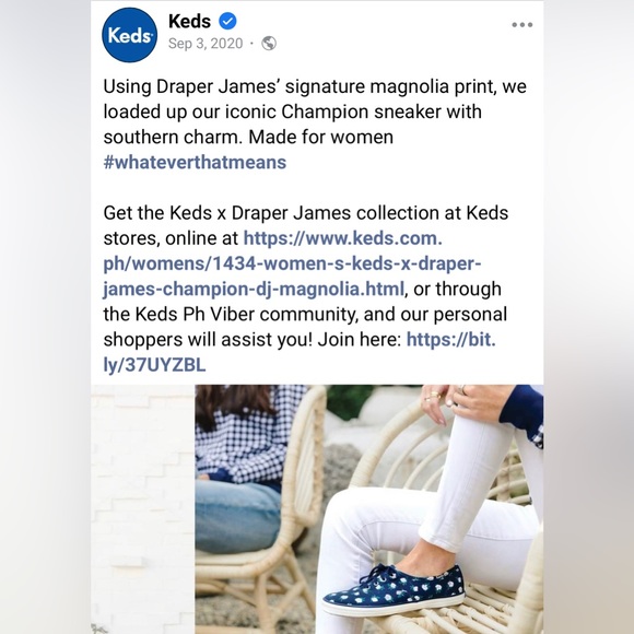 Draper James x Keds Shoes in Navy Floral Size 7 - Picture 10 of 10